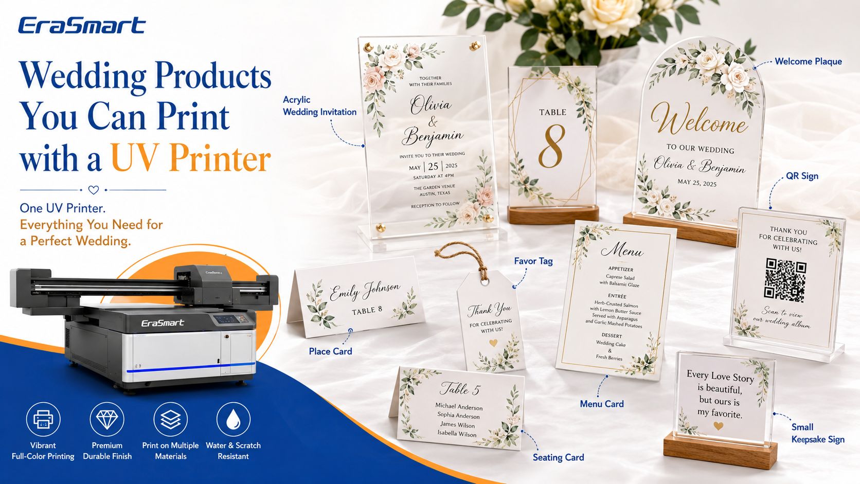 Wedding Products You Can Print with a UV Printer