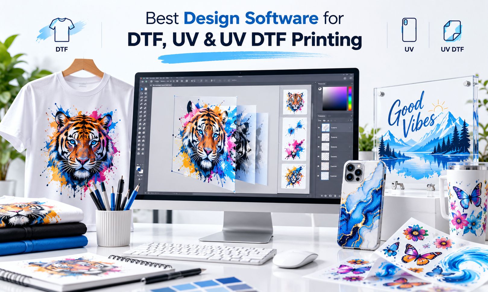 Best Design Software for DTF, UV and UV DTF Printing